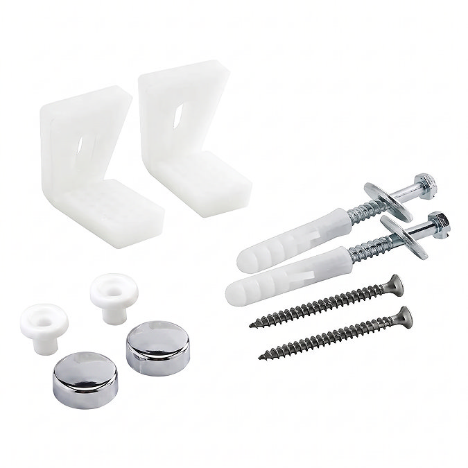 Arezzo WC Pan Floor Fixing Kit Chrome