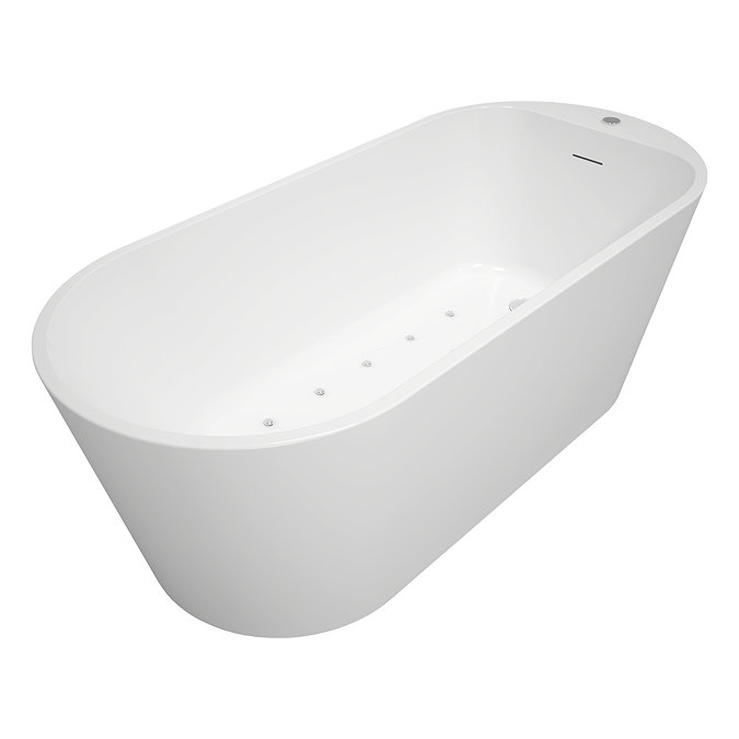 Arezzo Whirlpool 1685mm Single Ended Freestanding Bath with 12 Jet Airspa System