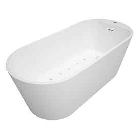 Arezzo Whirlpool 1685mm Single Ended Freestanding Bath with 12 Jet Airspa System