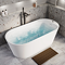 Arezzo Whirlpool 1685mm Freestanding Bath with 12 Jet Air Spa System