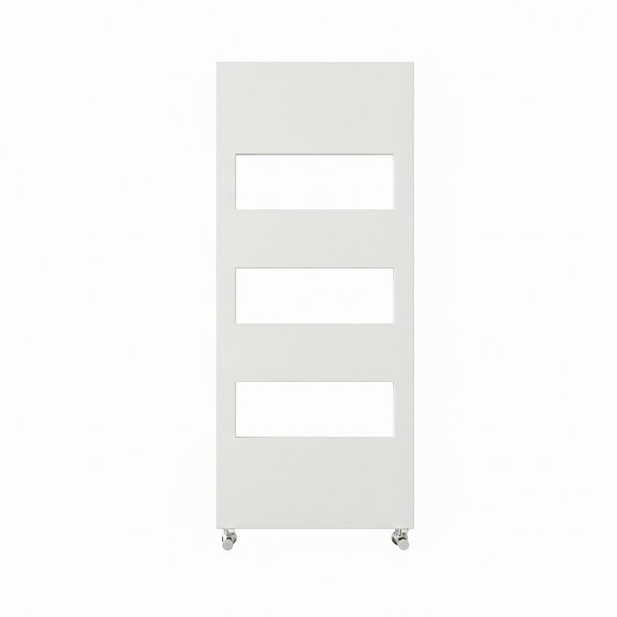 Arezzo White 1200 x 500 Designer Panel Radiator with Towel Rails