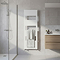 Arezzo White 1500 x 500 Designer Panel Radiator with Towel Rails