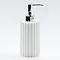 Arezzo White Fluted Soap Dispenser