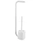 Arezzo White Free Standing Toilet Brush and Roll Holder Large Image