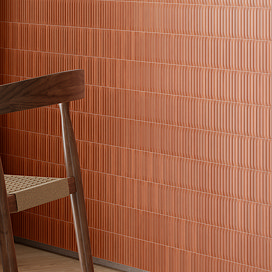 Argleton Bevelled Kit-Kat Terracotta Wall Tiles - 200 x 200mm