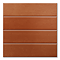 Argleton Large Slatted Terracotta Wall Tiles - 200 x 200mm
