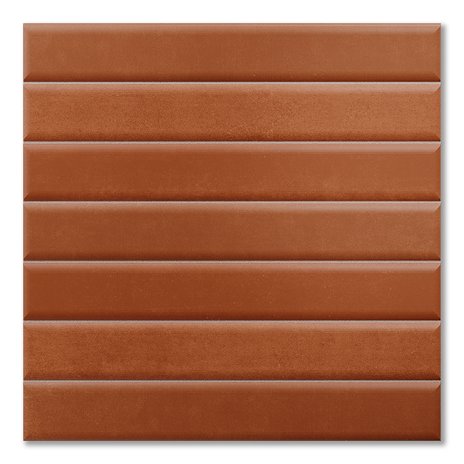 Argleton Small Slatted Terracotta Wall Tiles - 200 x 200mm