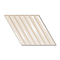 Argyle A Parallelogram Gloss White Wall Tiles 150 x 259mm
