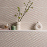 Argyle B Parallelogram Gloss White Wall Tiles 150 x 259mm
