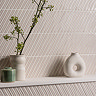 Argyle B Parallelogram Gloss White Wall Tiles 150 x 259mm