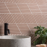 Argyle B Parallelogram Terracotta Matt Wall Tiles 150 x 259mm