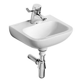 Armitage Shanks - Contour21 37cm Handrinse Washbasin - 3 x Tap Hole Options Medium Image