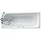 Armitage Shanks Nisa 1700 x 700mm 2TH Steel Bath with Handgrips & Anti-Slip - S186301 Large Image