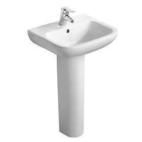 Armitage Shanks Portman 21 1TH Basin & Pedestal Large Image