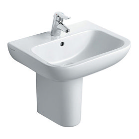 Armitage Shanks Portman 21 1TH Basin & Semi-Pedestal Large Image