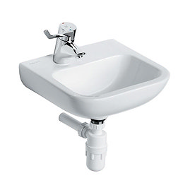 Armitage Shanks Portman 21 40cm Left Hand Taphole Washbasin (No Overflow) - S215901 Large Image