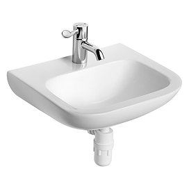 Armitage Shanks Portman 21 50cm 1TH Washbasin (No Overflow) - S225201 Large Image