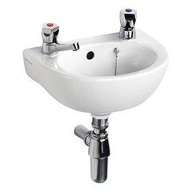 Armitage Shanks Sandringham 21 35cm 2TH Handrinse Basin Large Image