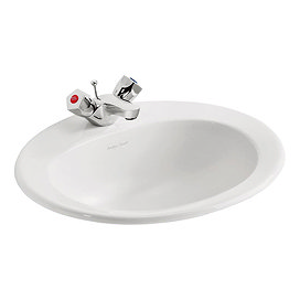 Armitage Shanks Sandringham 21 50cm Inset Countertop Washbasin Large Image
