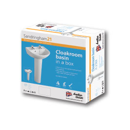 Armitage Shanks - Sandringham21 2TH Cloakroom Basin To Go Boxed Pack - S049801 Profile Large Image
