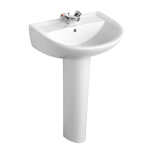 Armitage Shanks - Sandringham21 Toilet and 1TH Basin To Go Boxed Pack - S049301 Standard Large Image