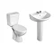 Armitage Shanks - Sandringham21 Toilet and 1TH Basin To Go Boxed Pack - S049301 Large Image