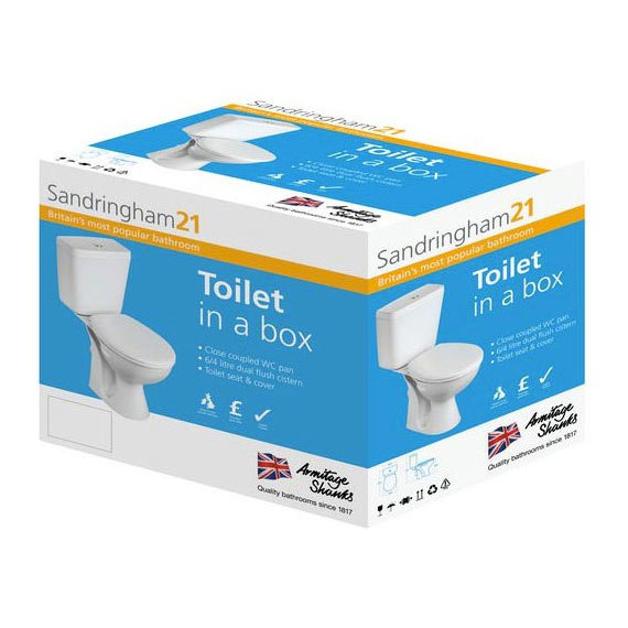 Armitage Shanks - Sandringham21 'Toilet To Go' Boxed Pack - S049901  Profile Large Image