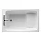 Armitage Shanks Showertub 1200 x 750mm 2TH Idealform Shower Bath - S125401 Large Image