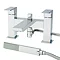 Hudson Reed Art Bath Shower Mixer w/ Shower kit - Chrome - ART304 Large Image