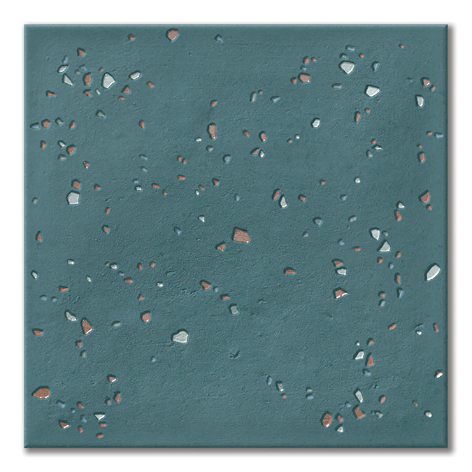 Artisan Blue Terrazzo Effect Wall and Floor Tiles 150 x 150mm