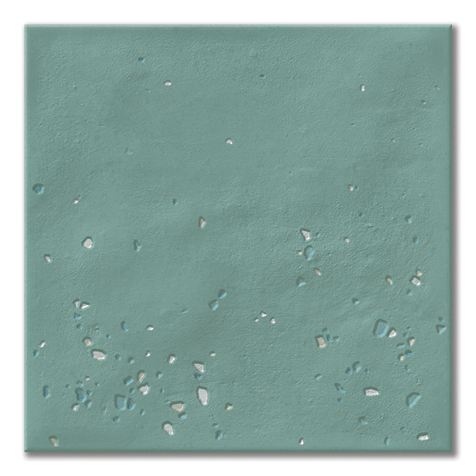 Artisan Teal Terrazzo Effect Wall and Floor Tiles 150 x 150mm