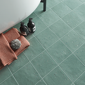 Artisan Teal Terrazzo Effect Wall and Floor Tiles 150 x 150mm