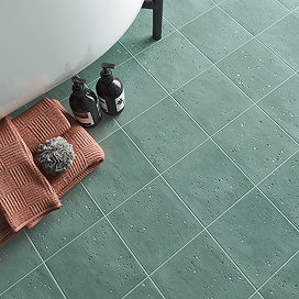 Artisan Teal Terrazzo Effect Wall and Floor Tiles 150 x 150mm