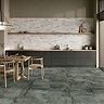 Arvada Blue Oxide Metal Effect Wall & Floor Tiles - 600 x 600mm