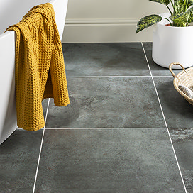 Arvada Blue Oxide Metal Effect Wall & Floor Tiles - 600 x 600mm