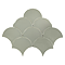 Asheville Green Fish Scale Wall Tiles