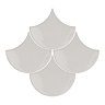Asheville Grey Fish Scale Wall Tiles