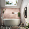 Asheville Pink Fan Wall Tiles Feature Large Image