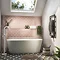 Asheville Pink Fan Wall Tiles  Feature Large Image