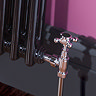 Ashford Black Angled Traditional Radiator Valves  Standard Large Image