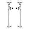 Chatsworth Ashford Chrome Angled Traditional Radiator Valves