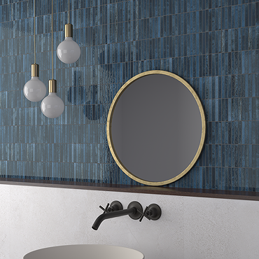 Ashoro Kit-Kat Blue Wall & Floor Tiles - 115 x 231mm