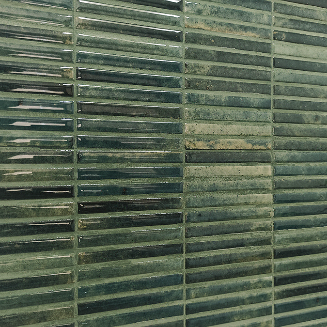 Ashoro Kit-Kat Green Wall & Floor Tiles - 115 x 231mm