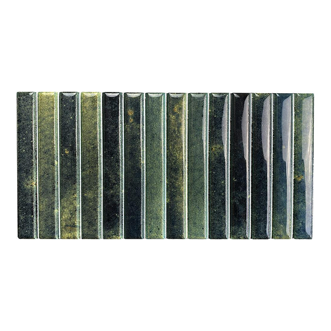 Ashoro Kit-Kat Green Wall Tiles - 115 x 231mm