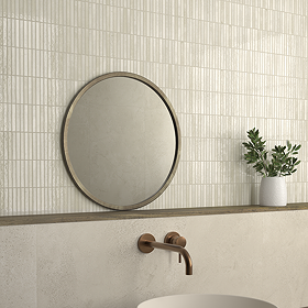 Ashoro Kit-Kat Ivory Wall Tiles - 115 x 231mm