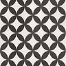 Aspect Black & Ivory Patterned Floor Tiles - 331 x 331mm  Feature Large Image