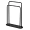 Aspen Black Free Standing Towel Stand Large Image