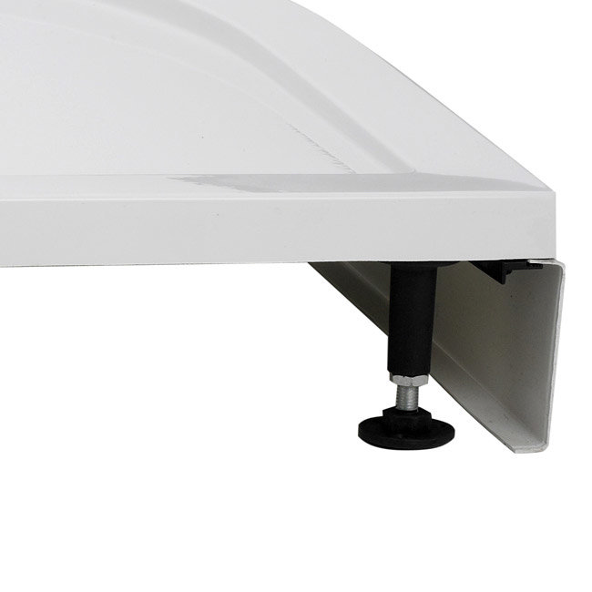Aurora Pearlstone Rectangular Shower Tray & Riser Kit Standard Large Image