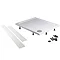 Aurora Pearlstone Rectangular Shower Tray & Riser Kit In Bathroom Large Image