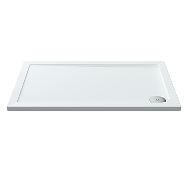 Aurora Pearlstone Rectangular Shower Tray & Riser Kit Standard Large Image